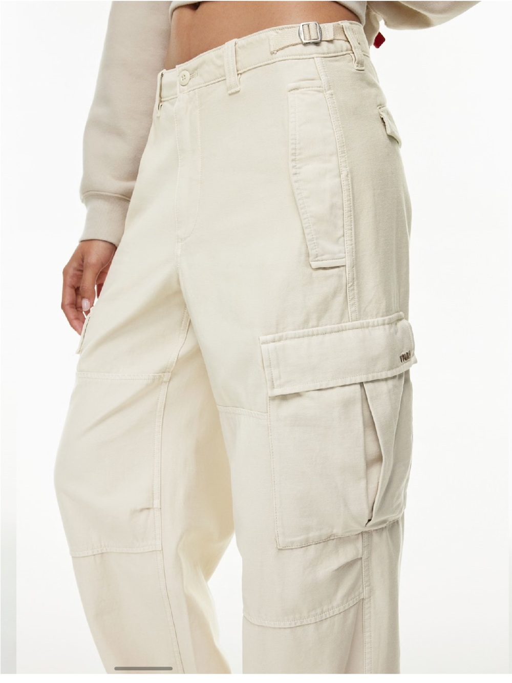 Aritzia Supply Cargo Pants in Light Tan